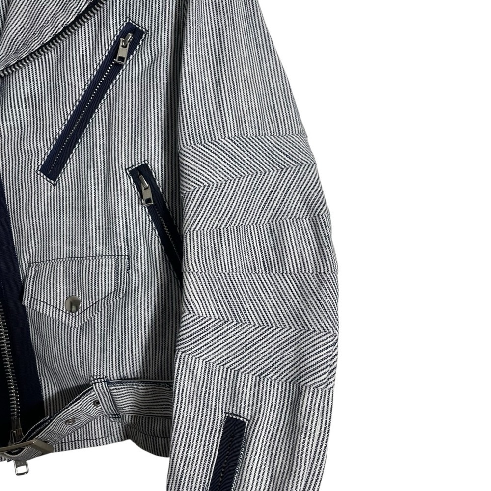 SACAI 2013 Runway Railroad Stripe Riders Motorcycle Jacket - Picture 9 of 16